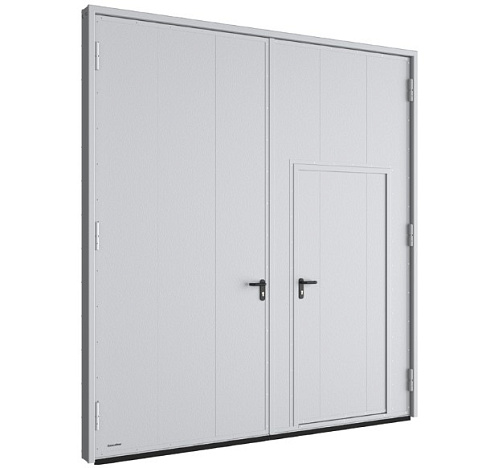 Распашные гаражные ворота 2700x3000