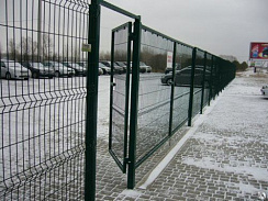 Калитки из сетки 3d DoorHan цвет зеленый ral 6009 900x2000 мм