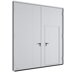 Распашные гаражные ворота 2200x2600