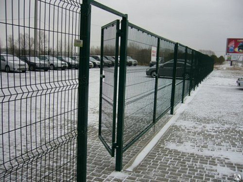 Калитки из сетки 3d DoorHan цвет зеленый ral 6009 900x2000 мм