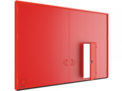 Автоматические противопожарные распашные ворота DoorHan 2100х2100мм