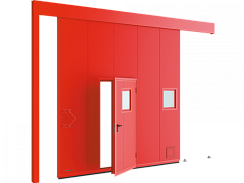 Автоматические противопожарные откатные ворота DoorHan 2500х2500мм