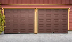 Секционные гаражные ворота с филенкой DoorHan серии rsd02, 2500х2300