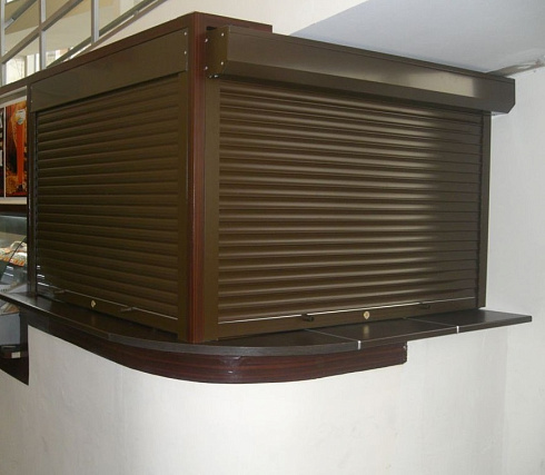 Стальные рольставни DoorHan витринного типа 1400х1400