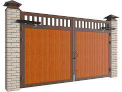 Уличные распашные ворота DoorHan 3500*2000