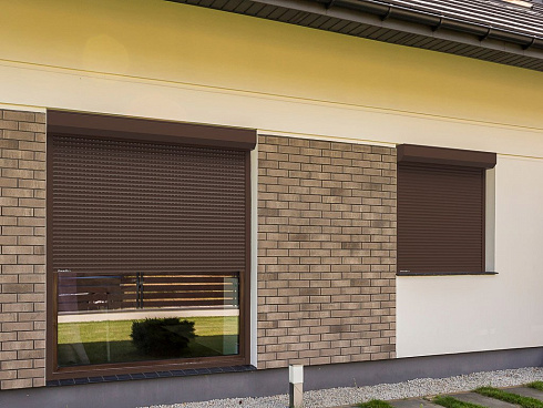 Рольставни витринные встроенные DoorHan 1000х1200