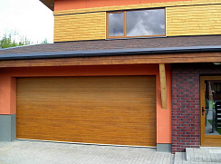 Секционные гаражные ворота DoorHan серии rsd02, панель доска, 2700х2600
