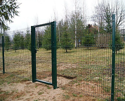 Калитки из сетки 3d DoorHan цвет зеленый ral 6009 800x1500 мм