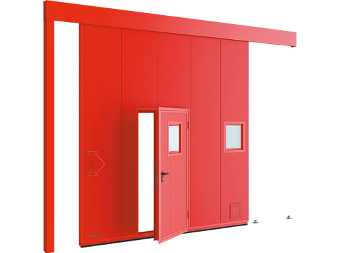 Автоматические противопожарные откатные ворота DoorHan 2500х3500мм