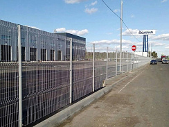 Забор DoorHan серия «Усиленная» цвет серый ral 7004 2535x1730 мм