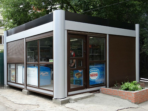 Стальные витринные рольставни DoorHan 1200х1700