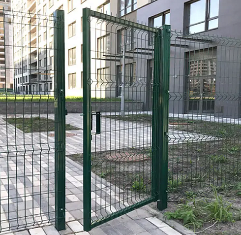 Калитки из сетки 3d DoorHan цвет зеленый ral 6005 1100x1500 мм