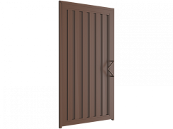 Калитка в алюминиевой раме с заполнением профлистом серии psd-p