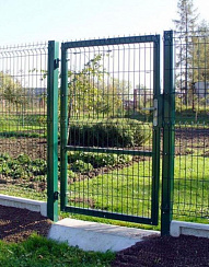 Калитки из сетки 3d DoorHan цвет зеленый ral 6005 800x1500 мм