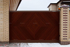 Уличные откатные ворота премиум 2800*2200