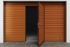 Автоматические ворота DoorHan с калиткой 2500х2200