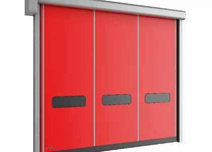 Рулонные ворота для автомойки